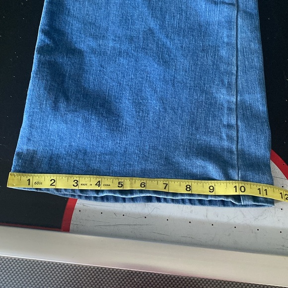 Mason & Belle Stitch Fix flare leg patch pocket jeans size 12 / 31 - Picture 7 of 7